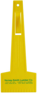 Promotional Ice Scrapers: 9.75 inch Large Ice Scraper with Visor Clip